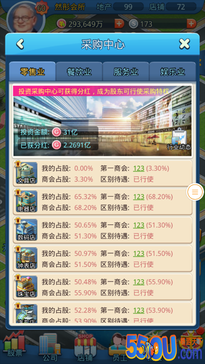 《大富豪3》“采购中心”如何提高净利润