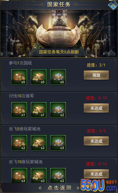 《热血群英传》国家介绍