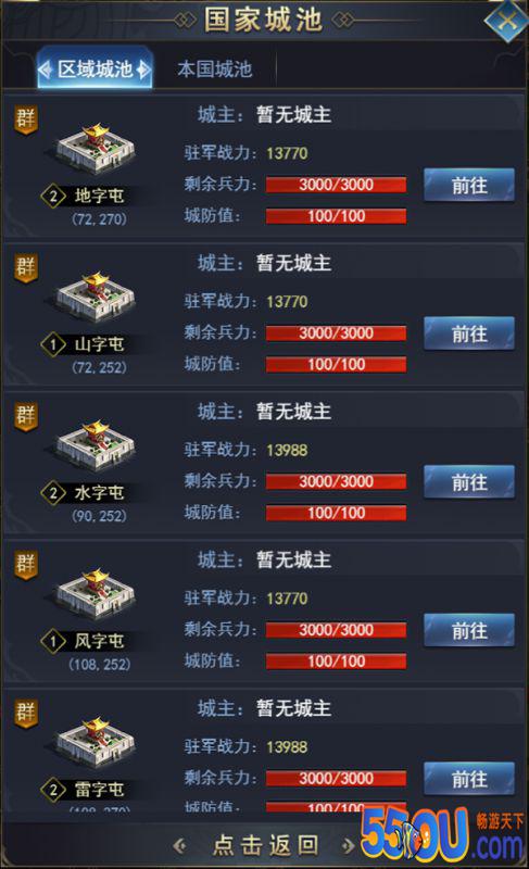 《热血群英传》国家介绍
