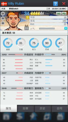 《篮球经理》攻略：球员职能介绍