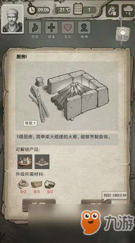 荒野日记厨房建造材料 厨房怎