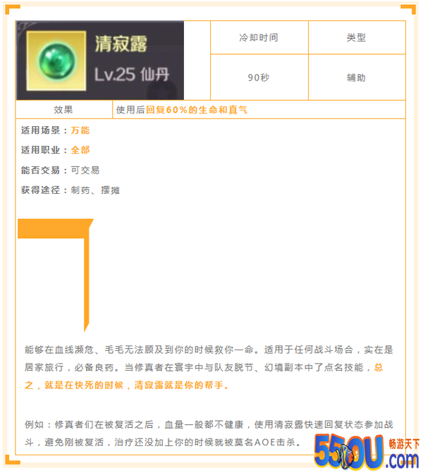 《完美世界》仙药图鉴实用仙药大盘点！