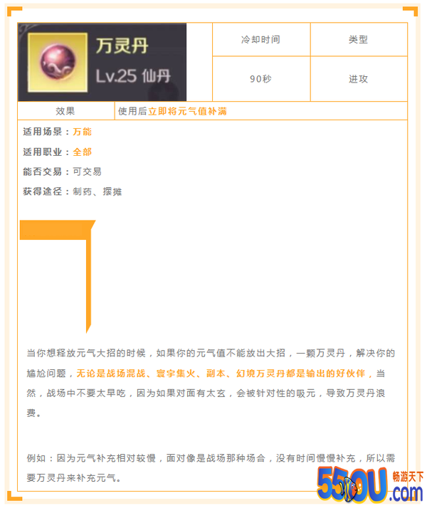 《完美世界》仙药图鉴实用仙药大盘点！