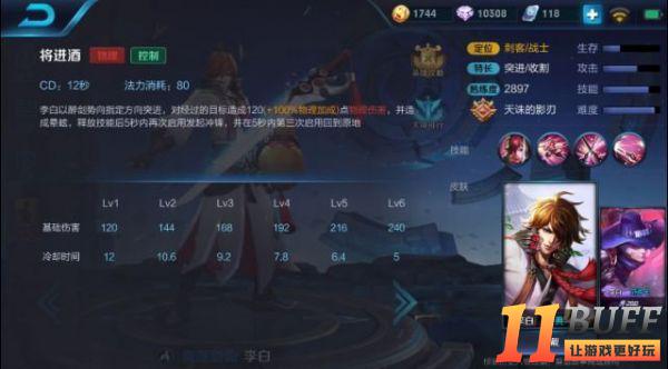 王者荣耀！最全李白教学讲解，超详细